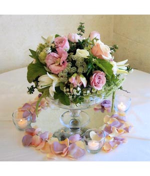 Arrangement flower crowns Bowl durban Pedestal  12/13