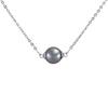 Majorica Grey Pearl and Sterling Silver Necklace