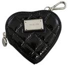 Michael Kors Hamilton Quilt Heart Coin - Black