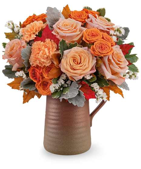 Cider And Clay Pitcher Bouquet