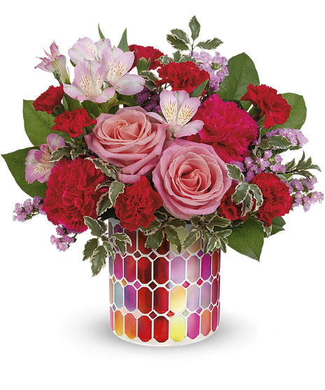 Rose' Pearl Mosaic  Bouquet