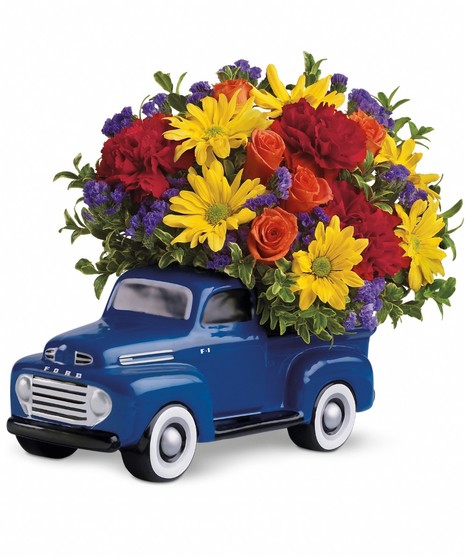 Classic American 1948 Ford Pickup Truck Bouquet
