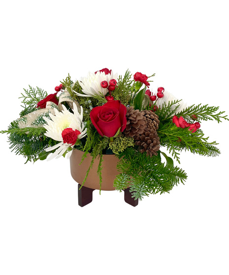 Christmas Copper Centerpiece