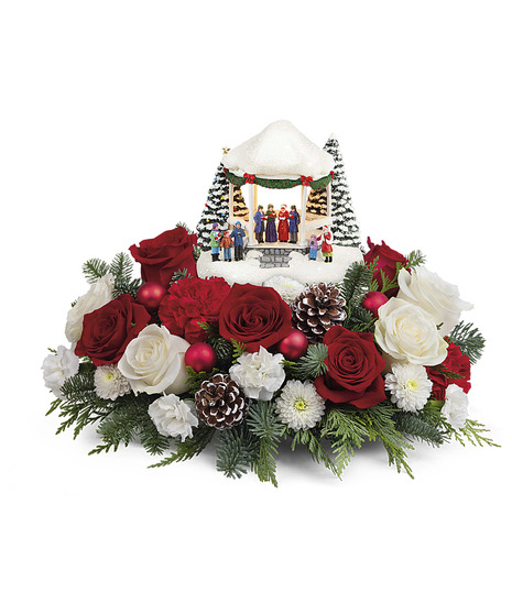 Thomas Kinkade's Sweet Sounds Of Christmas Bouquet