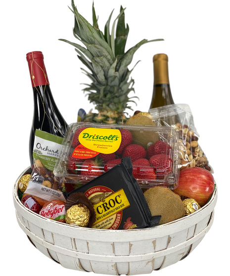 Adrian Durban's Signature Fruit & Wine Basket