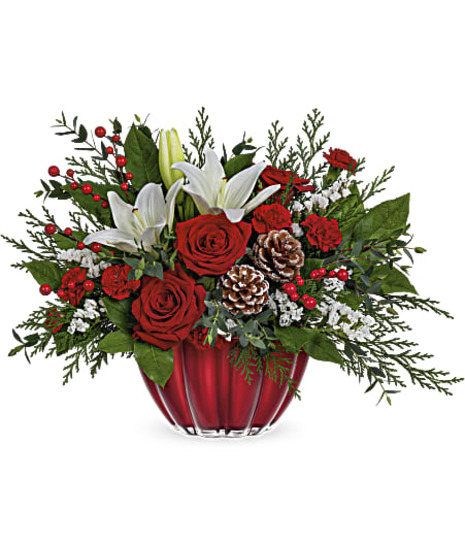 Our Vibrant Christmas Centerpiece