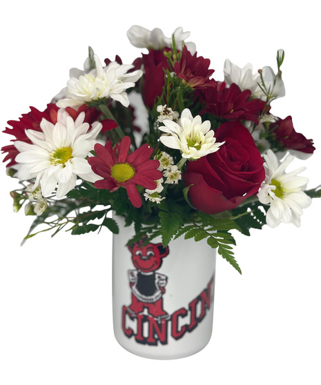 Adrian Durban's Cincinnati Bearcat Bouquet - Vintage UC Bearcats 1960  logo