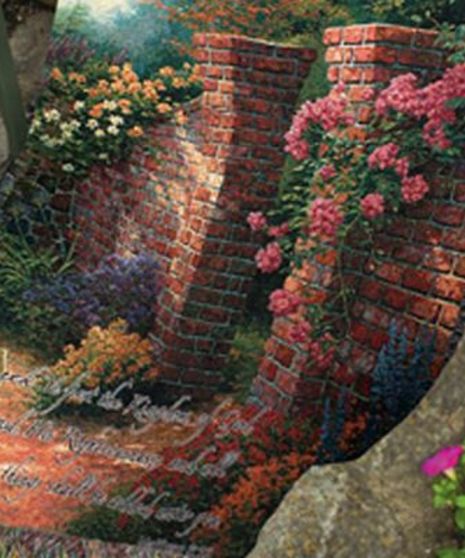 Thomas Kinkade™ Rose Garden Throw