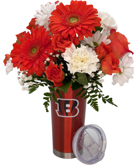 Logo Cincinnati Bengals Stainless Steel Gameday 20 oz. Tumbler