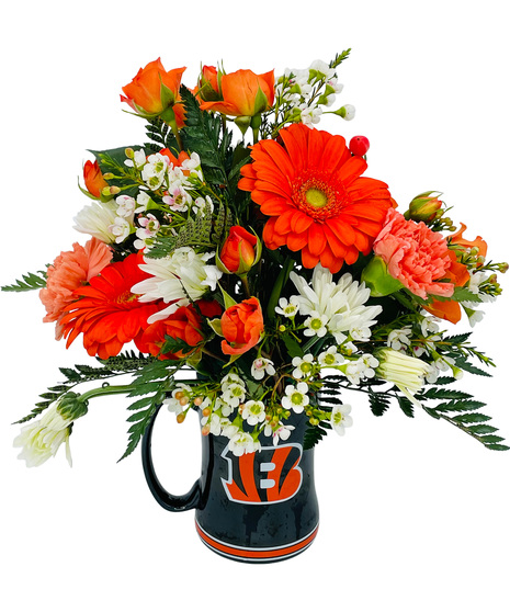 Go Bengals!  Mug Bouquet by Adrian Durban