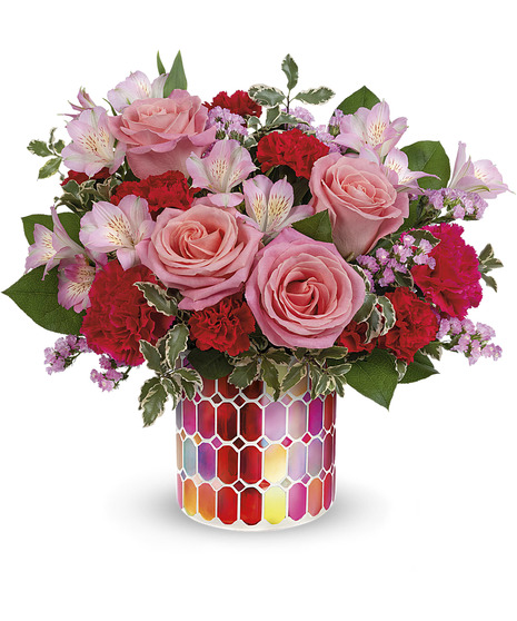 Rose' Pearl Mosaic  Bouquet