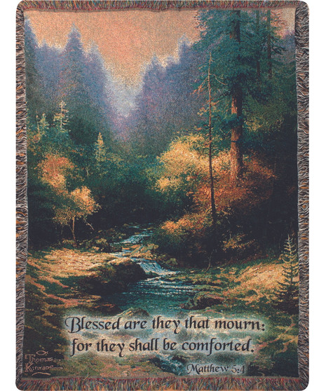 Creekside tapestry throw blanket