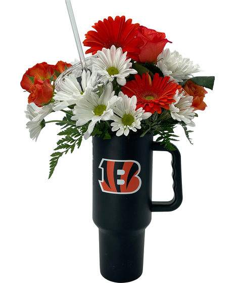 Adrian Durban's Cincinnati Bengals Large Tumbler Bouquet