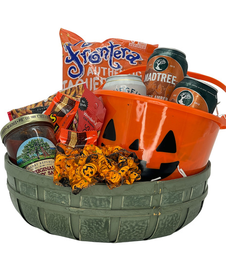 Trick or Treat Bucket of Beer Gift Basket by Adrian Durban