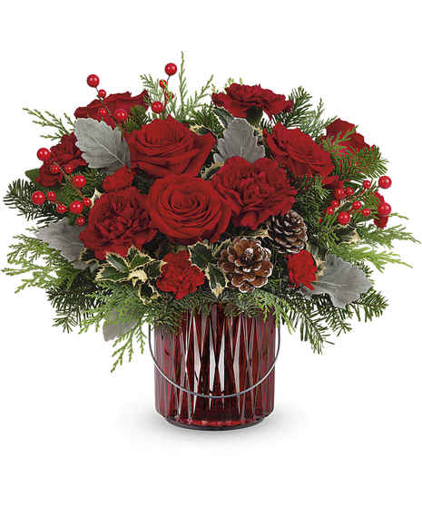 Merry Glow Bouquet | Cincinnati (OH) Holiday Gifts Delivered | Adrian ...