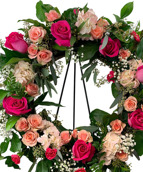 Ring of Roses Sympathy Wreath
