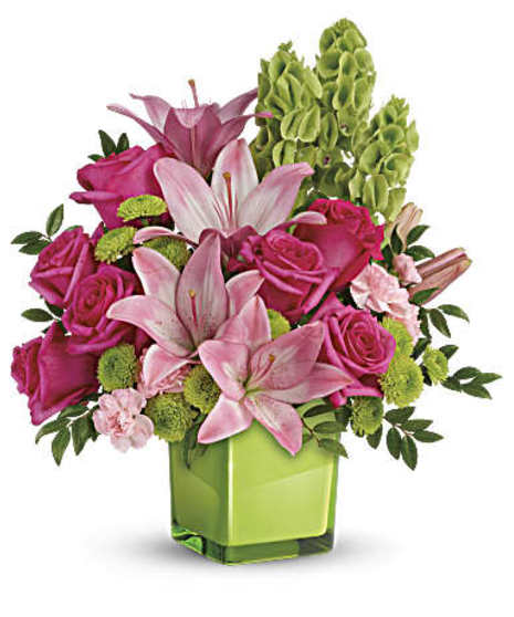 Pink n Lime Bouquet
