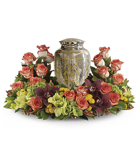 Sunset Urn Display Arrangement