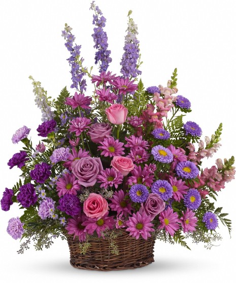 Gracious Lavender Basket