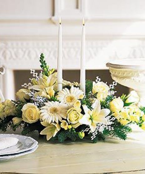 All White Centerpiece