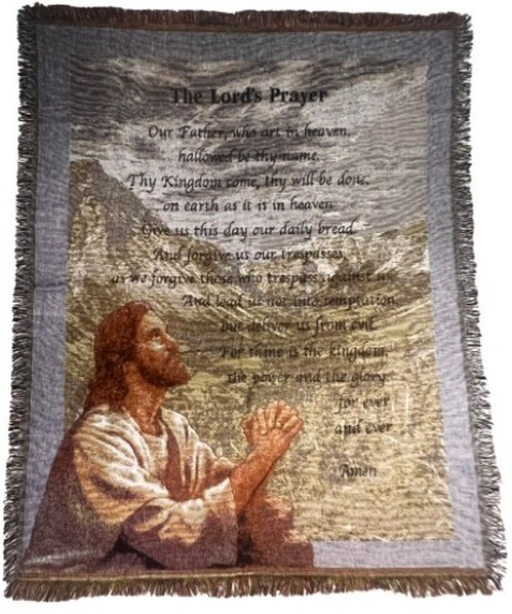 Lord's Prayer Throw