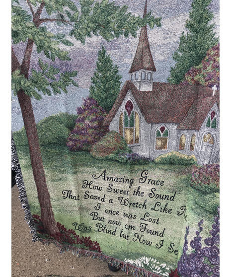 Amazing Grace Tapestry Throw Blanket