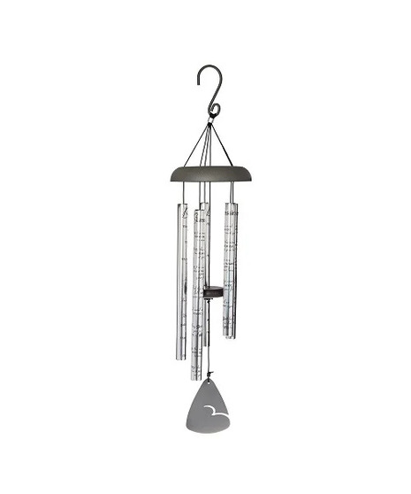 Metal engraved windchimes