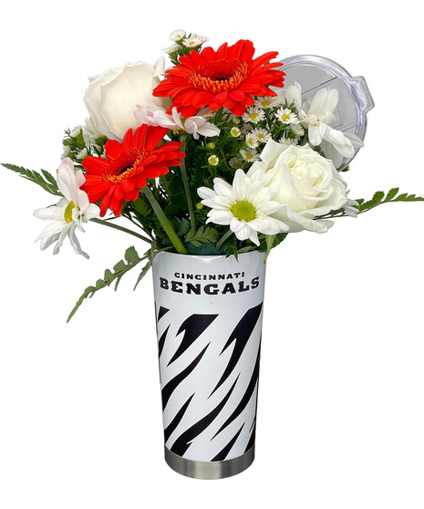 Cincinnati Bengals B Tumbler Bouquet, Cincinnati (OH) Flower & Gift  Delivery