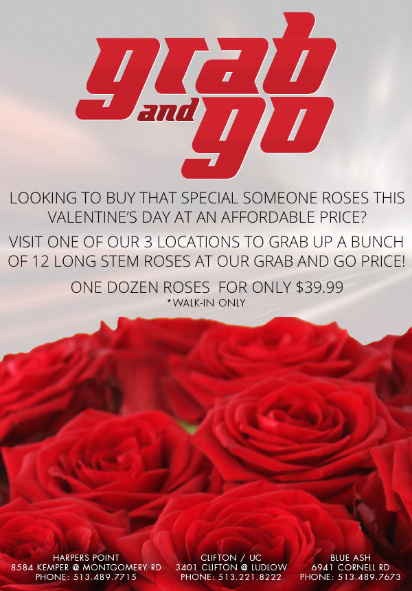 Grab & Go Roses Just $39.99